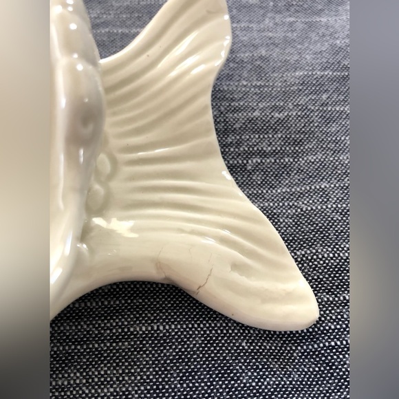 4 Fitz and Floyd Fish Individual Shrimp/Seafood Cocktail With Dip Plates - Picture 13 of 16